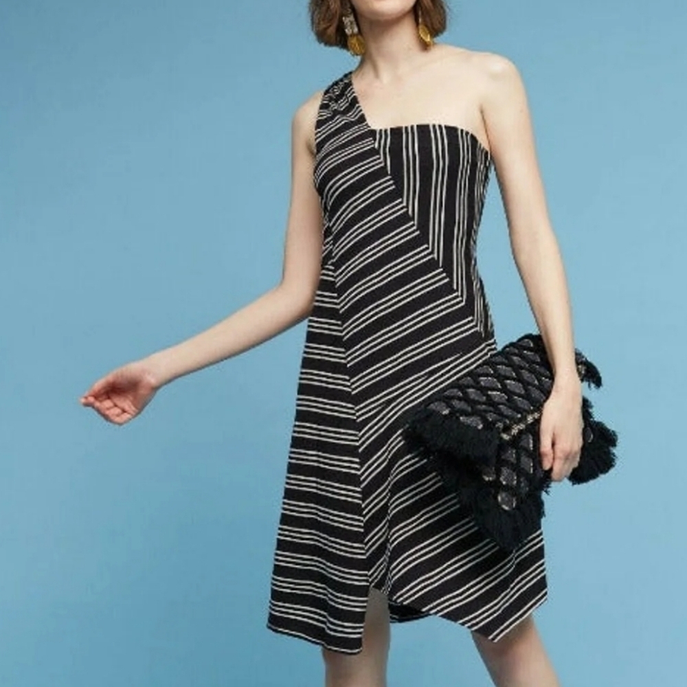 ❤ NWT! MAEVE ANTHROPOLOGIE ONE SHOULDER DRESS, XS